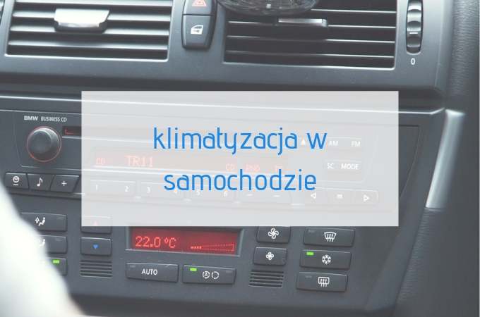 klimatyzacja w samochodzie