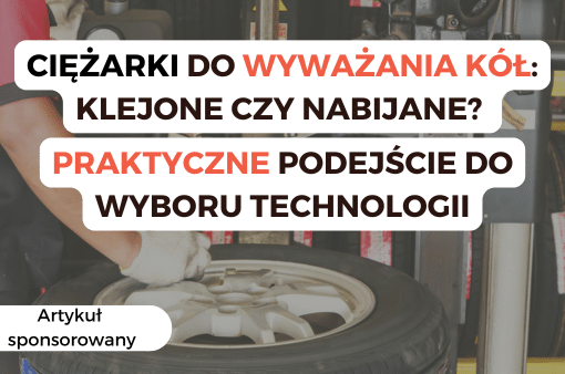 Ciężarki do wyważania kół - klejone czy nabijane