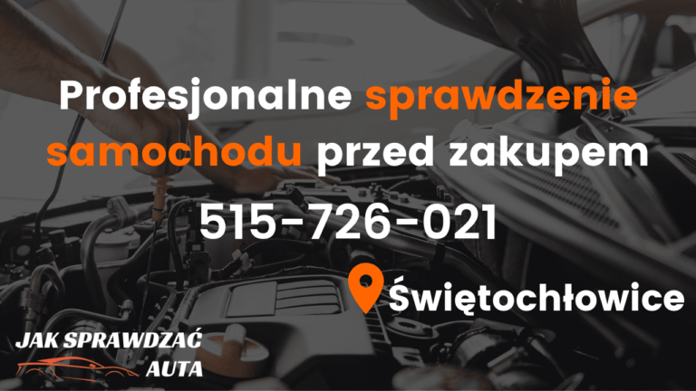 Sprawdzenie samochodu przed zakupem Świętochłowice