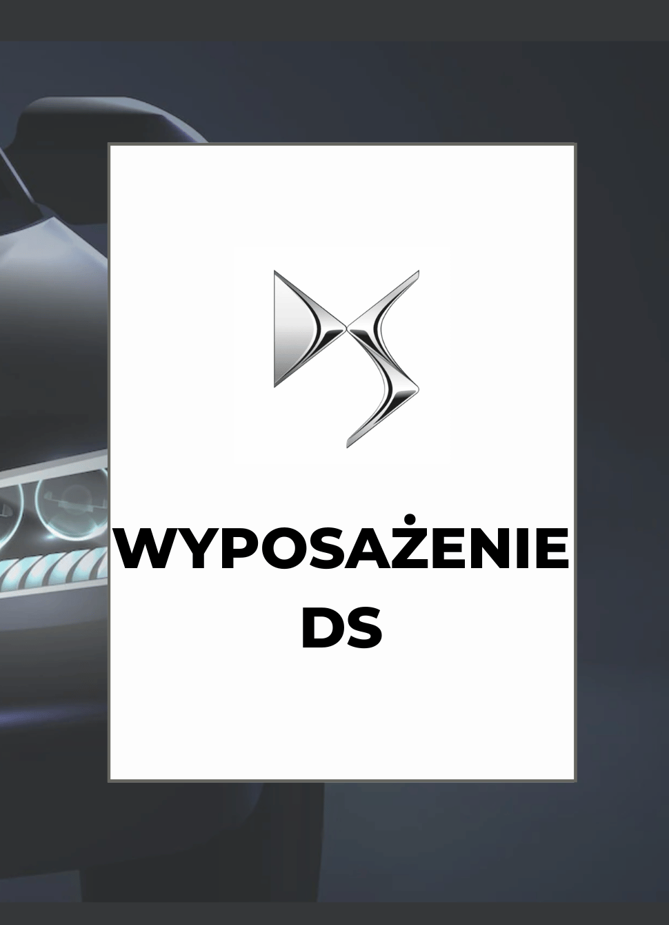 Raport wyposażenia DS Automobiles po numerze VIN – fabryczny kod silnika 1.2 PureTech i data produkcji
